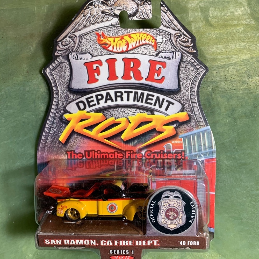 Hot Wheels Fire Dept. Hot Rod Cars - Picture 5 of 7
